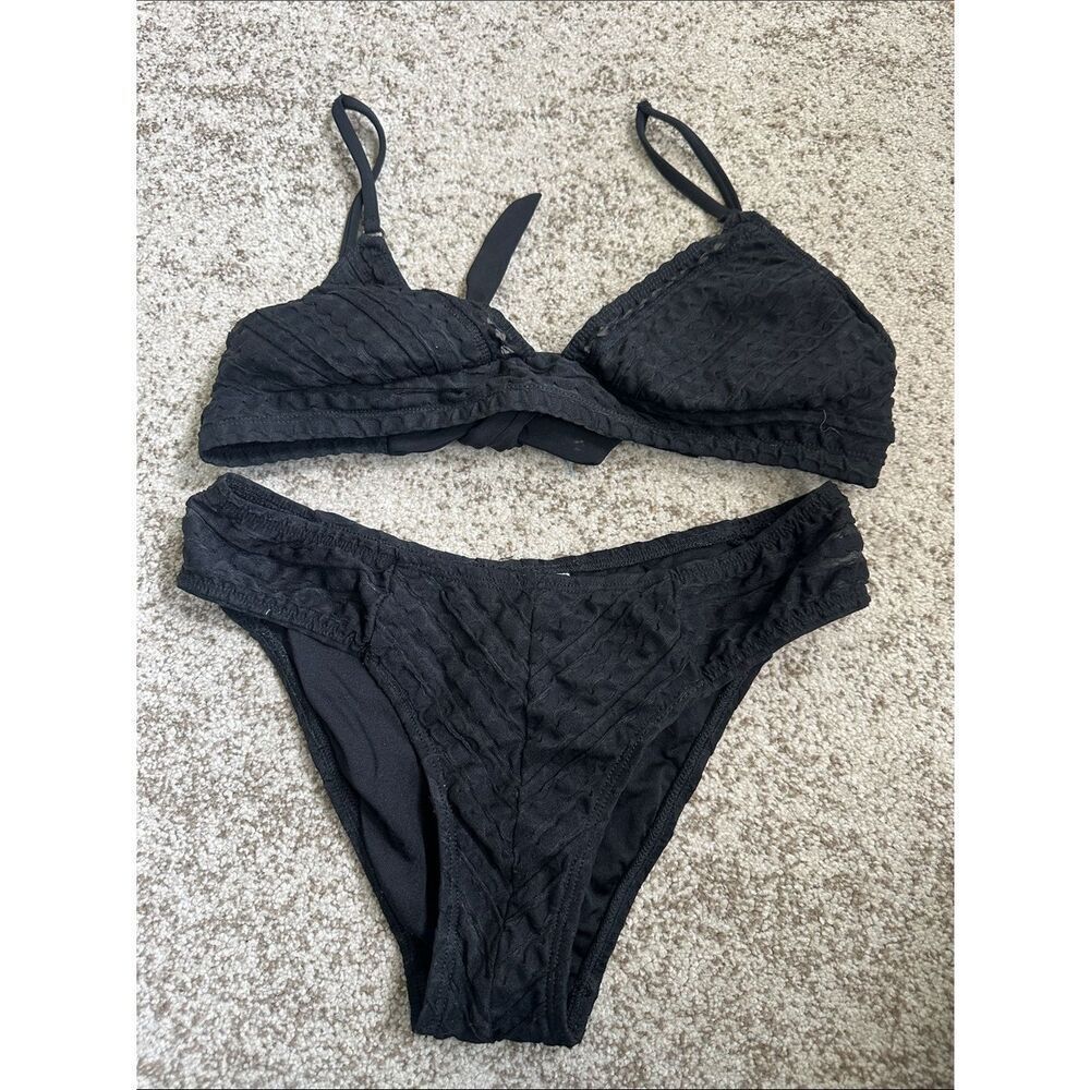 Robin Piccone Black 2 pc Bikini M